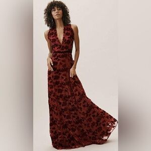 Alice + Olivia Fayeth Cross Front Twist Back Dress in Tonal Leopard size 4